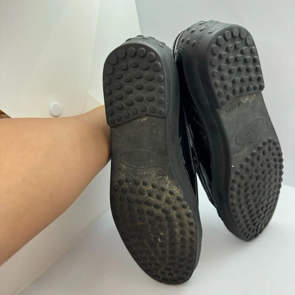 Tod's Black Patent Leather Loafers Womens Size 38.5 - Picture 7 of 10